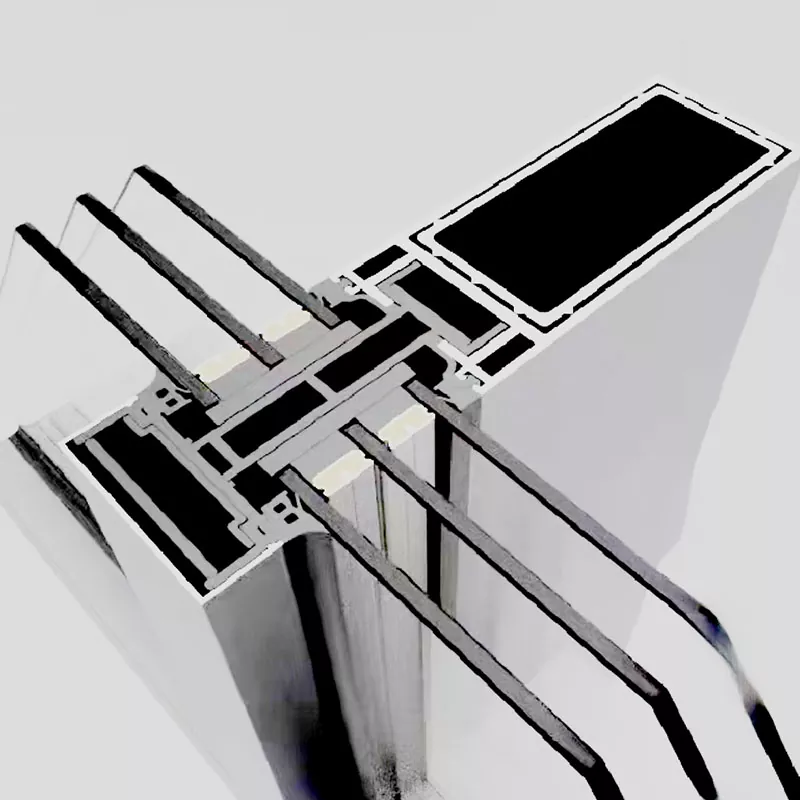 पर्दे की दीवार की प्रोफाइल किसी इमारत की थर्मल दक्षता को कैसे प्रभावित करती है