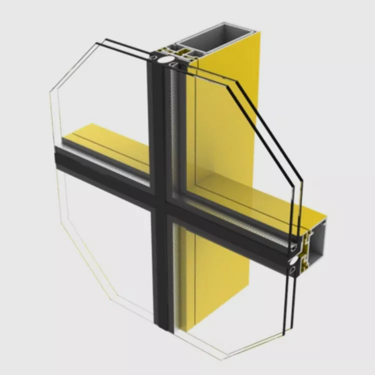 हिडन फ़्रेम परदा दीवार प्रोफ़ाइल आधुनिक भवन प्रदर्शन को कैसे बढ़ाती है?